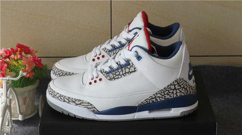 Air Jordan III 3 OG True Blue White Nike Back